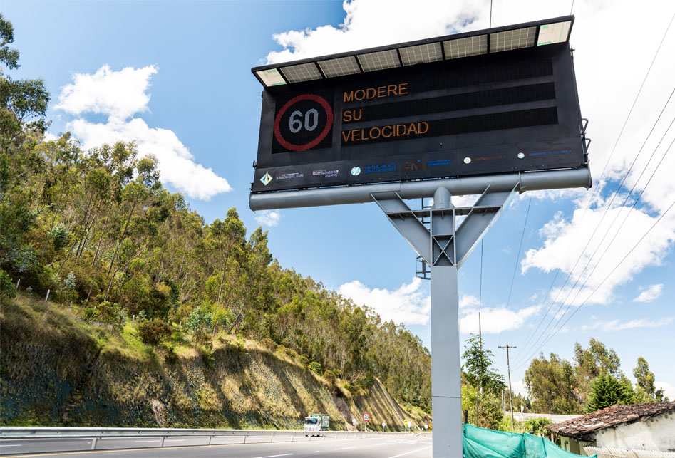 Módulos matriciales LED del PMV