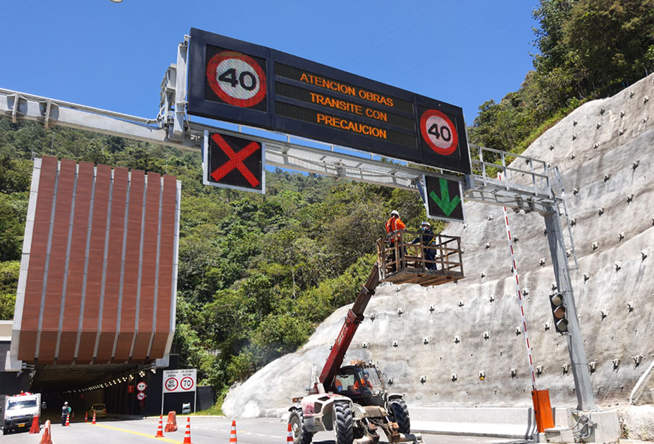 Señales de tránsito integradas